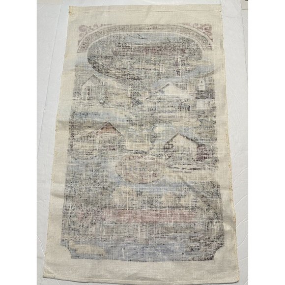 VTG Kay Dee Vintage Kitchen Towel New England Covered Bridges Linen Batchelder - Picture 6 of 8